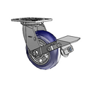 4.06109.96TF BRK1 Colson Swivel Caster