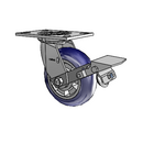 4.06109.96TF MTG2 BRK1 LH7.25 Colson Swivel Caster