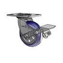 4.06109.96TF MTG2 BRK1 SEAL LH7.25 Colson Swivel Caster