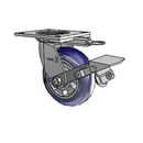 4.06109.96TF MTG64 BRK1 LH7.25 Colson Swivel Caster