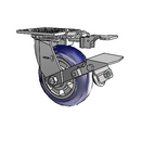 4.06109.96TF MTG81 BRK1 LH7.25 Colson Swivel Caster