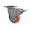 4.06109.96TS BRK2 Colson Swivel Caster