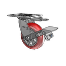 4.06109.96TS MTG52 BRK1 Colson Swivel Caster