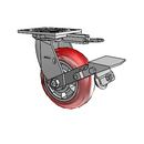4.06109.96TS MTG61 BRK1 Colson Swivel Caster