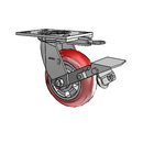 4.06109.96TS MTG62 BRK1 Colson Swivel Caster