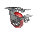 4.06109.96TS MTG81 BRK1 Colson Swivel Caster