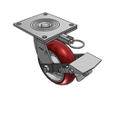 4.06109.9PC MTG64 BRK1 Colson Caster