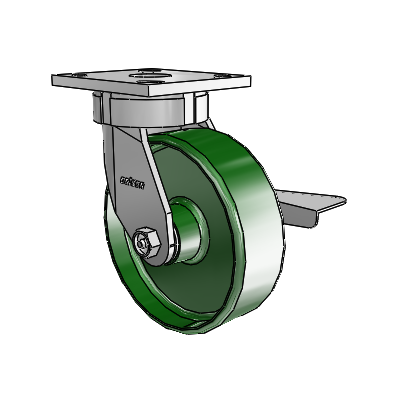 4.06189.139 BRK3 TG1 Colson Kingpinless Swivel Caster