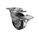4.06189.451.2 MTG61 BRK1 EL TG1 Colson Kingpinless Swivel Caster