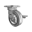 4.06189.451 BRK3 Colson Kingpinless Swivel Caster