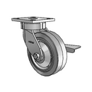 4.06189.451 BRK3 EL TG2 Colson Kingpinless Swivel Caster