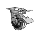 4.06189.455 COND MTG81 BRK1 Colson Kingpinless Swivel Caster