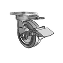 4.06189.455 MTG61 BRK1 TG2 Colson Kingpinless Swivel Caster