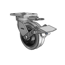 4.06189.459 COND MTG61 BRK1 EL Colson Kingpinless Swivel Caster