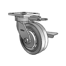 4.06189.459 MTG61 BRK3 EL TG1 Colson Kingpinless Swivel Caster