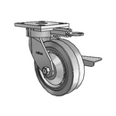 4.06189.459 MTG61 BRK3 EL TG2 Colson Kingpinless Swivel Caster