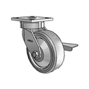 4.06189.4E1 BRK3 EL TG1 Colson Kingpinless Swivel Caster