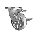 4.06189.4E1 MTG61 BRK3 EL Colson Kingpinless Swivel Caster