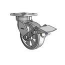 4.06189.4E5 BRK1 EL Colson Kingpinless Swivel Caster