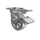 4.06189.4E9 MTG81 BRK1 Colson Kingpinless Swivel Caster