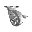 4.06189.4F1 BRK3 EL Colson Kingpinless Swivel Caster