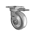 4.06189.4F1 MTG61 TG1 Colson Kingpinless Swivel Caster