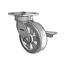 4.06189.4F9 BRK3 EL Colson Kingpinless Swivel Caster