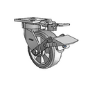 4.06189.4F9 MTG81 BRK1 EL Colson Kingpinless Swivel Caster
