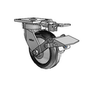 4.06189.5B1 MTG81 BRK1 EL TG1 Colson Kingpinless Swivel Caster