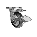 4.06189.5B9 MTG61 BRK1 TG1 Colson Kingpinless Swivel Caster