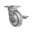 4.06189.5E1 BRK3 TG1 Colson Kingpinless Swivel Caster