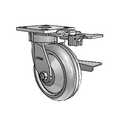4.06189.5E9 MTG81 BRK3 TG1 Colson Kingpinless Swivel Caster