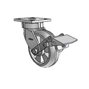 4.06189.5F1 BRK1 EL Colson Kingpinless Swivel Caster