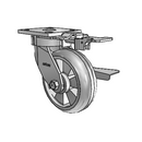 4.06189.5F1 MTG81 BRK3 EL Colson Kingpinless Swivel Caster