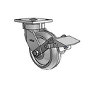 4.06189.5F9 BRK1 EL TG1 Colson Kingpinless Swivel Caster