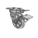 4.06189.5F9 MTG81 BRK1 EL Colson Kingpinless Swivel Caster