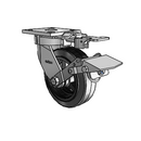 4.06189.645.7 MTG81 BRK1 EL Colson Kingpinless Swivel Caster