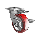 4.06189.921 MTG61 BRK3 EL Colson Kingpinless Swivel Caster