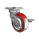 4.06189.929 BRK3 EL TG1 Colson Kingpinless Swivel Caster