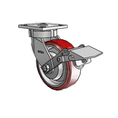 4.06189.931 BRK1 EL TG1 Colson Kingpinless Swivel Caster