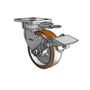4.06189.935.3 MTG61 BRK1 EL Colson Kingpinless Swivel Caster