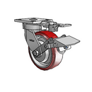 4.06189.935 MTG81 BRK1 EL TG1 Colson Kingpinless Swivel Caster