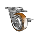 4.06189.939.3 MTG61 BRK3 EL TG1 Colson Kingpinless Swivel Caster