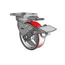 4.06189.941.7 MTG61 BRK1 EL Colson Kingpinless Swivel Caster