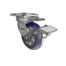 4.06189.96TF MTG61 BRK1 EL Colson Kingpinless Swivel Caster
