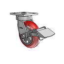 4.06189.96TS BRK1 Colson Kingpinless Swivel Caster