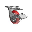 4.06189.96TS MTG61 BRK1 Colson Kingpinless Swivel Caster