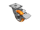 4.06189.9NC MTG61 BRK1 EL Colson Kingpinless Caster