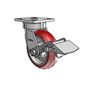 4.06189.9PC BRK1 Colson Kingpinless Swivel Caster