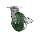 4.08189.131 BRK1 LH10.125 Colson Kingpinless Swivel Caster